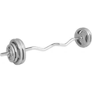 Curlstang TRIGRIP Støbejern 35 kg