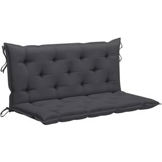 hynde til havebænk 120x(50+50)x7 cm oxfordstof antracitgrå