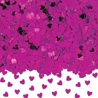 Pink hjerte konfetti, 14 g