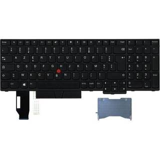 Lenovo Chicony - Bærbar tastatur - til udskiftning - Fransk - Sort