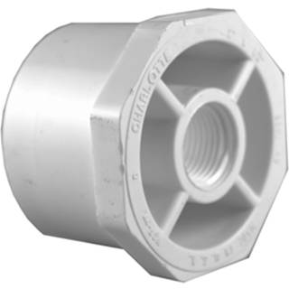 Charlotte -r?r 1 1/2 x 3/4 SCH 40 R?d b?sning SPGXFPT -tryk (1 enhedsstykke)