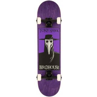 "Birdhouse Hawk Plague Doctor 7.5"" Skateboard" - Uni - purple