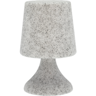 Midnat LED Loungelampe Dia 16 x 25,5 cm Transparent/Hvid