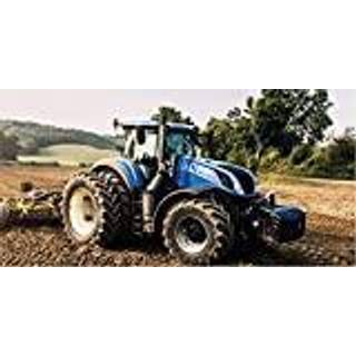 Badehåndklæde - Traktor - 70x140 cm - 100% Bomuld - Håndklæde med traktor