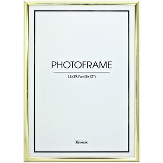 Ramme Aluminium Akrylglas Blank Guld 21x29,7 cm (A4)