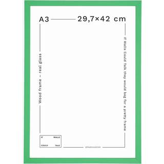 If Walls Could Talk Green Bright frame A3
