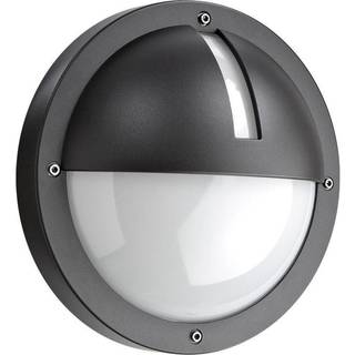 SG Armaturen Uno 1100 LED væglampe med skumringsrelæ, Ø27 cm, IP65, grafitgrå