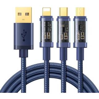Joyroom - Cable 3w1 3 5A 1 2m S 1T3015A5 blue
