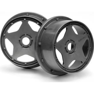 HPI - HP3222 - Super Star Wheel Gunmetal Front (120X60Mm/2Pcs/)