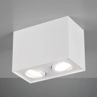 Loftlampe Biscuit, 2 lyskilder, hvid