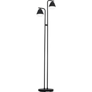 Outlet: EGLO Palbieta Gulvlampe Med 2xGU10 3W i Sort/Satineret