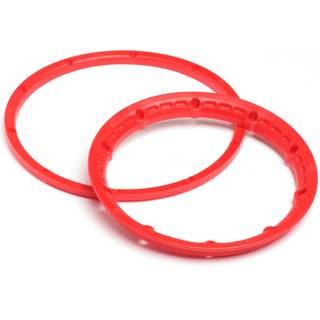 Heavy Duty Wheel Bead Lock Rings (Red/For 2 Wheels