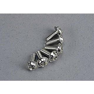 Traxxas 3185 Motor screws 3x8mm washerhead