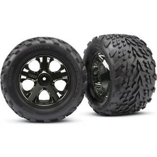 Traxxas 3669A Tires & Wheels Talon/All-Star Black Chrome 2.8" TSM (2)