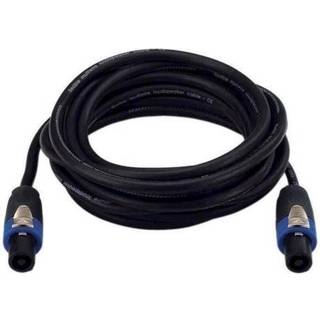 Stageline Speakon 4 PA højttalerkabel, 4x 2,5 mm², sort | 5 meter | PRIS-MATCH