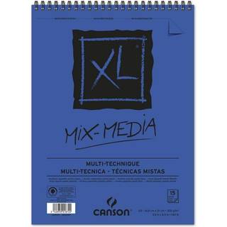 XL Mix-Media Skitsepapirsblok Blok med papir fra XL. Multi-teknikpapir der er anvendeligt til stort set ethvert kunstnerisk projekt. Indeholder 15 eller 30 ark papir afhængig af størrelsen Vælg mellem flere størrelser.
