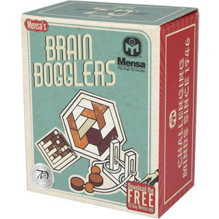 Mensa IQ puslespil - 3-i-1 Brain Bogglers