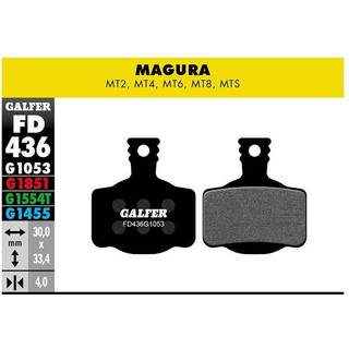 Galfer Bremseklods G1053 Magura MT2-4-6-8 - FD436G1053
