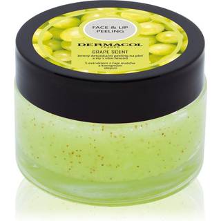 Dermacol Face & Lip Peeling Grape Dybderensende peeling Til læber og kinder 50 ml - 50 ml