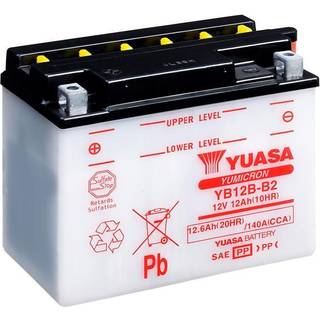 Yuasa YB12B-B2 (Uden Syre) 12V Batteri til Motorcykel