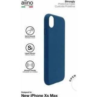 Aiino Strongly Premium cover til iPhone Xs Max Sort/blå, Farve Mørke Blå