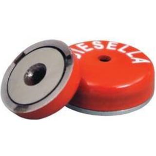 Lav pottemagnet Ø19,0x7,75 mm hul 3,50 mm (29N)