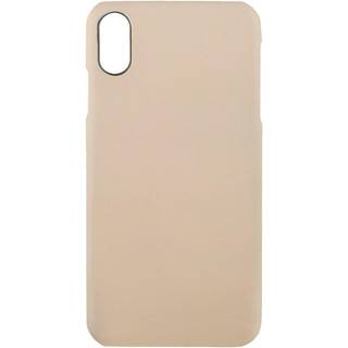 LA VIE Læder cover, iPhone X/XS Max, Cream beige