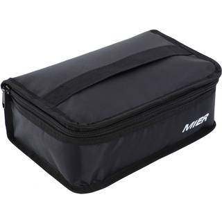 Mier bærbar termisk isoleret køligere taske mini frokostpose til børn sort