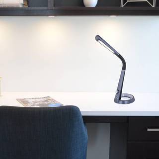 Mitti LED-bordlampe med USB-port, sort