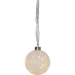 Star Trading - Glass Bullet Glow Snow - Juledekoration med LED