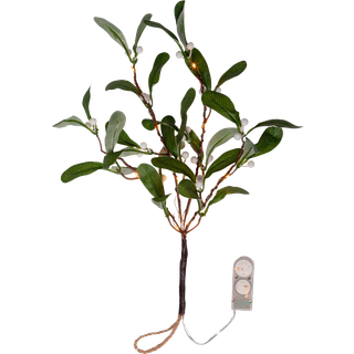 Star Trading - Decoration Branch Mistle - 35 cm - Grøn