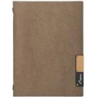 Securit NATURE menuomslag A4 af 100% naturlige fibre brun