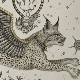 Emma J Shipley Wallpaper Lynx W0118/02