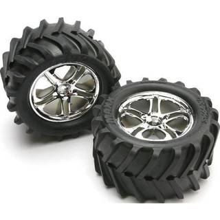 Traxxas 5173 Tires & Wheels Maxx Chevron/SS (14mm) 3,8" (2)