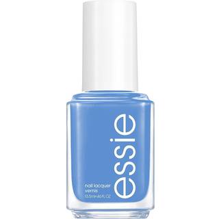 Essie neglelak salonkvalitet cornflower blå neglelak vegansk krusning afspejler 0,46 fl oz