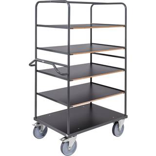 Kongamek 112,5 x 77,2 Mørkegrå/Sort Hyldevogn