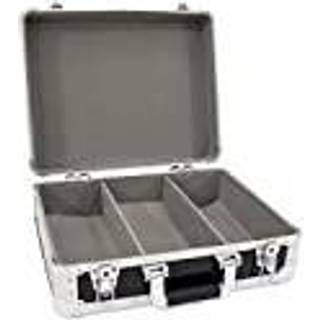 CD Alukuffert med 3 rækker. Sort Aftageligt låg