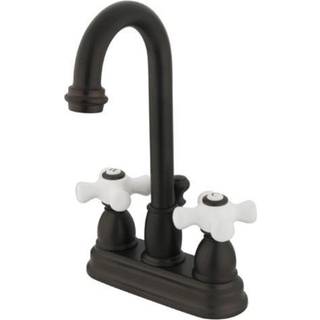 Kingston Brass KB3615PX 4 in. Centerset badev?relse vandhane olie gnides bronze