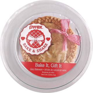 Plade Pie 9x1-1/4 """" """" Pyrex (pakke af 6)