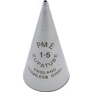 PME - ST1.5 S?ml?s rustfrit st?l Supatube -forfatter #1.5 Dekorationsspids Standard s?lv