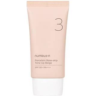 Numbuzin - No.3 Porcelain Base-skip Tone Up Beige 50 ml