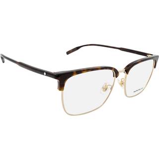 Montblanc MB0199OA Asian Fit 007 56 Briller Mænd Guld - Shiny Tortoise Gold - 56mm
