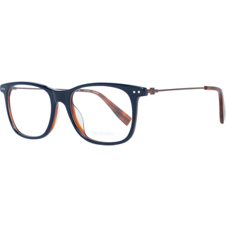 Trussardi VTR246 0U62 53 Briller Mænd Tortoiseshell - Navy Blue On Tortoise - 53mm
