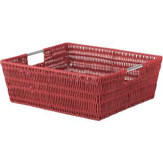 Whitmor Rattique Shelf Tote R?d