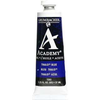 Grumbacher Academy Oil Paint 37 ml/1,25 oz Thalo Blue (T203)
