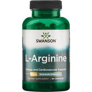 SWANSON L-arginin forte 850 mg 90 kapsler