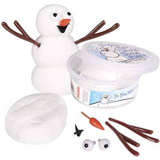 Kangaroo's Vil du bygge en snemand? (3-pak): Formbart sneemandevoks-sæt med øjne, arme, gulerodsnæse og smil - Giftfri