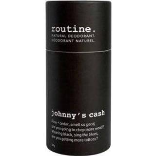 Rutine Natural Deodorant Johnny's Cash DEO Stick | 1,7 Fluid Oz. Naturlig deodorant aluminiumfri naturlig deodorant för kvinnor och män | (Stick