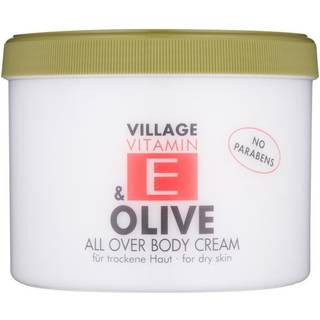 Village Hudpleje Vitamin E All Over Body Cream Olive 500 ml (112,00 kr / 1 l) - 500 ml
