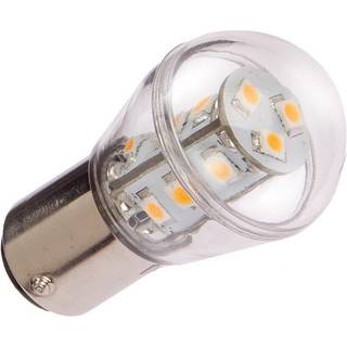 LED-pære NauticLED, 10 - 35 V, 15 W, BA15S, med hvidt skær + dæmpningsfunktion